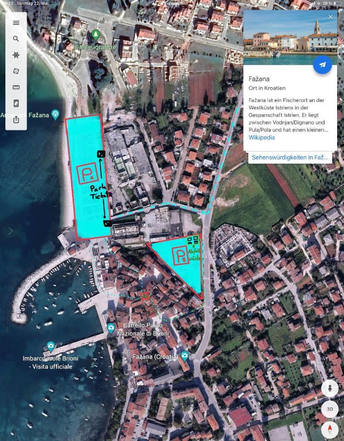 Istrian Stone House In The Heart Of The Beautiful Fishing Village Fazana - Only Few Steps From The Sea And The Wonderful Beach - Incl Plasma-Quad-Plus-Filter Against C O V I D Extérieur photo